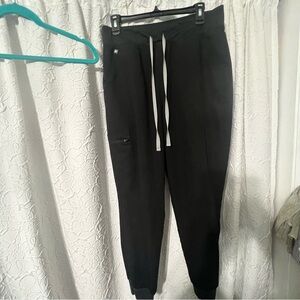 Figs Black Jogger Scrub pants